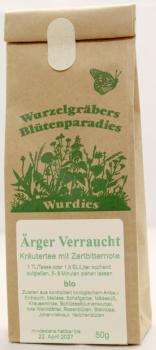 Ärger Verraucht, bio  Zartbitterkräutertee 50g