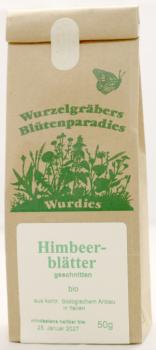 Himbeerblätter, grob geschnitten, bio 50g AL