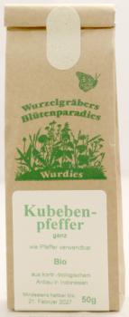 Kubebenpfeffer, ganz,  bio 50g ID