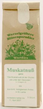 Muskatnuß, ganz, bio 5Stk LK