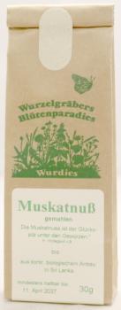Muskatnuß, gemahlen, bio 30g LK