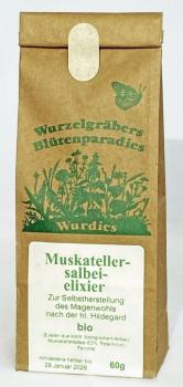 Muskatellersalbeielixier, Kräutermix zum Kochen in 1,5 Liter Wein, bio 60g