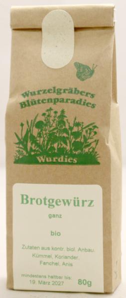 Brotgewürz, ganz, bio 80g