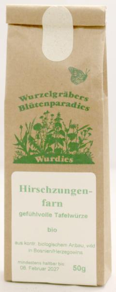 Hirschzungenfarn, gemahlen, bio 50g BA
