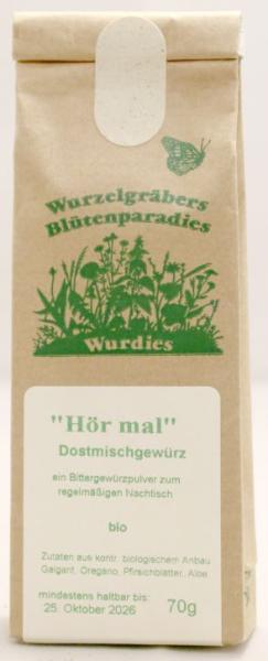 Dostmischgewürz, "Hör mal",  gemahlen, bio 70g