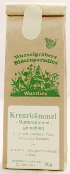 Kreuzkümmel, (Cumin), gemahlen, bio 50g TR