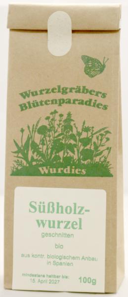 Süßholzwurzel, geschnitten, bio 100g ES