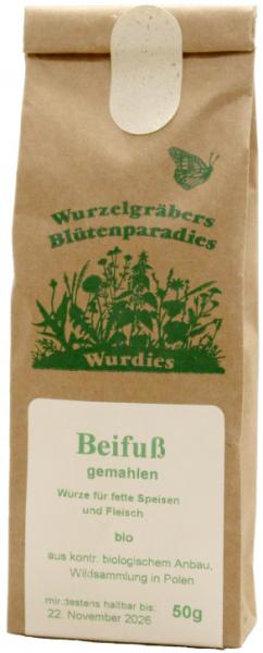 Beifuß, gemahlen, bio 50g PL