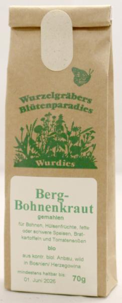 Bohnenkraut, Berg-, gemahlen, bio, wild 70g BA